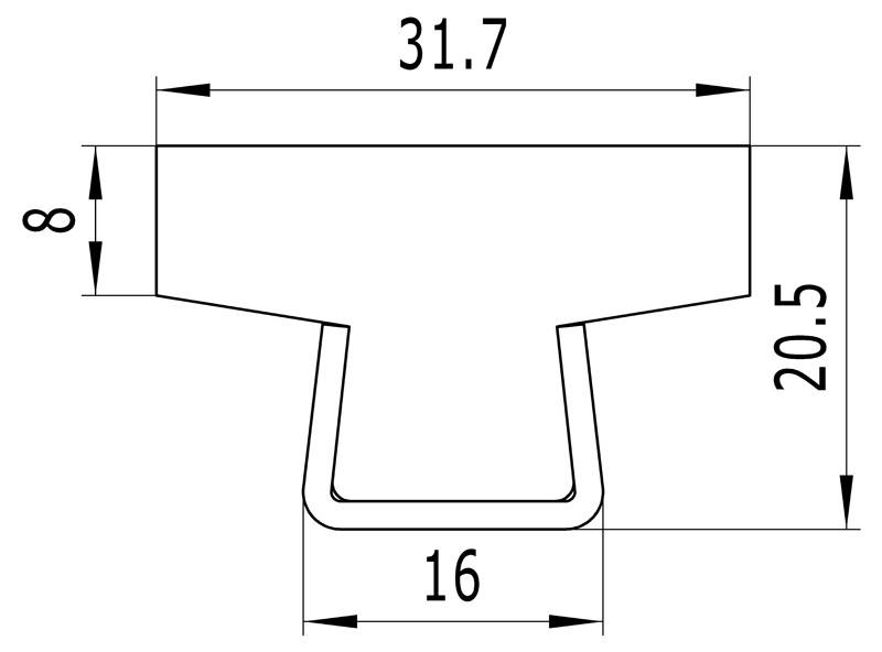 Profil panduan rantai S75 (1)
