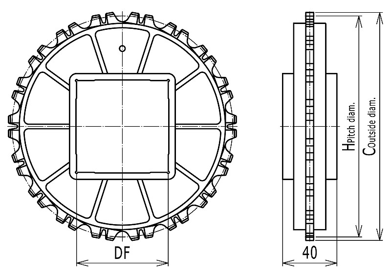 Classic Sprockets, Injection Moulded – 900